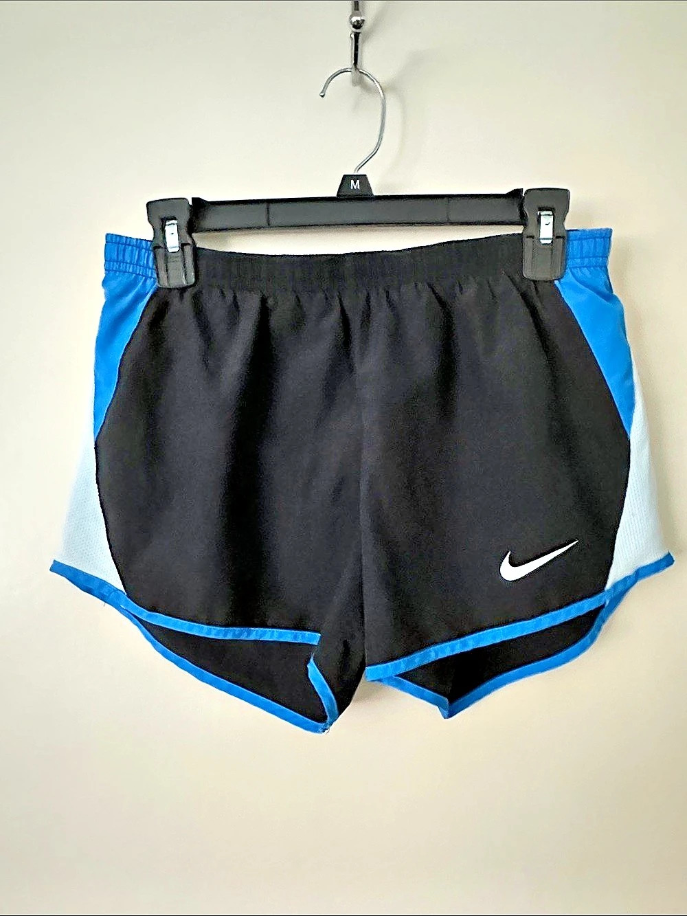 Nike Dri-FIT athletic shorts Black & Blue